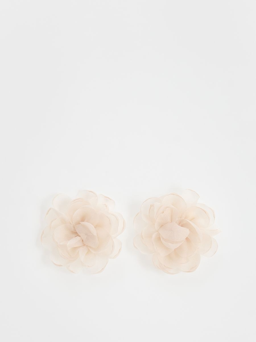 Flower-shaped earrings - multicolor - RESERVED