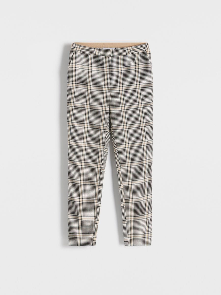 Check trousers - multicolor - RESERVED