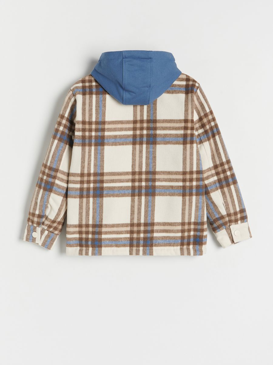 Check shacket - beige - RESERVED - 2