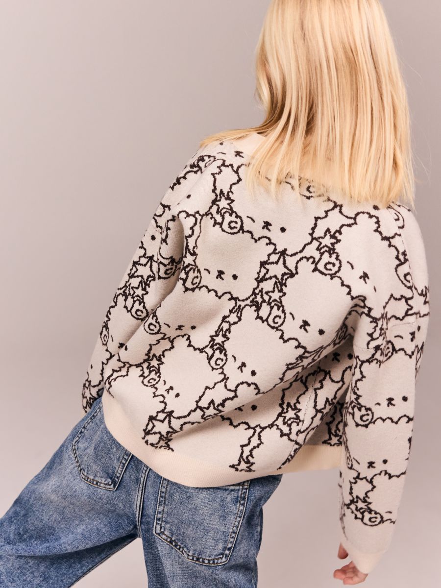Patterned cardigan - multicolor - RESERVED - 2