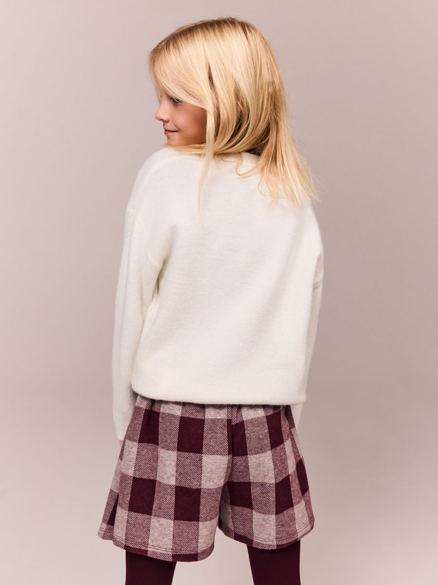 Cardigan with appliqué - cream - RESERVED - 4