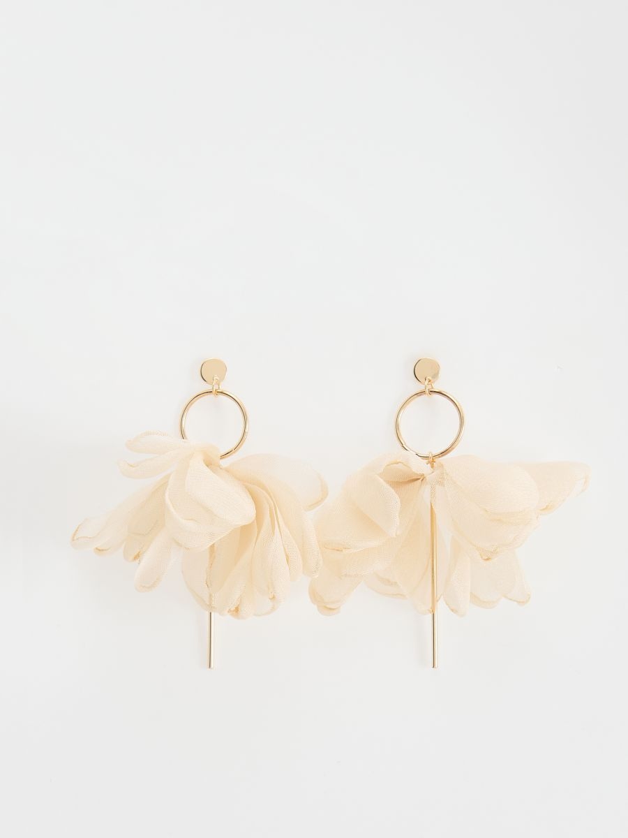 Dangle earrings - cream - RESERVED