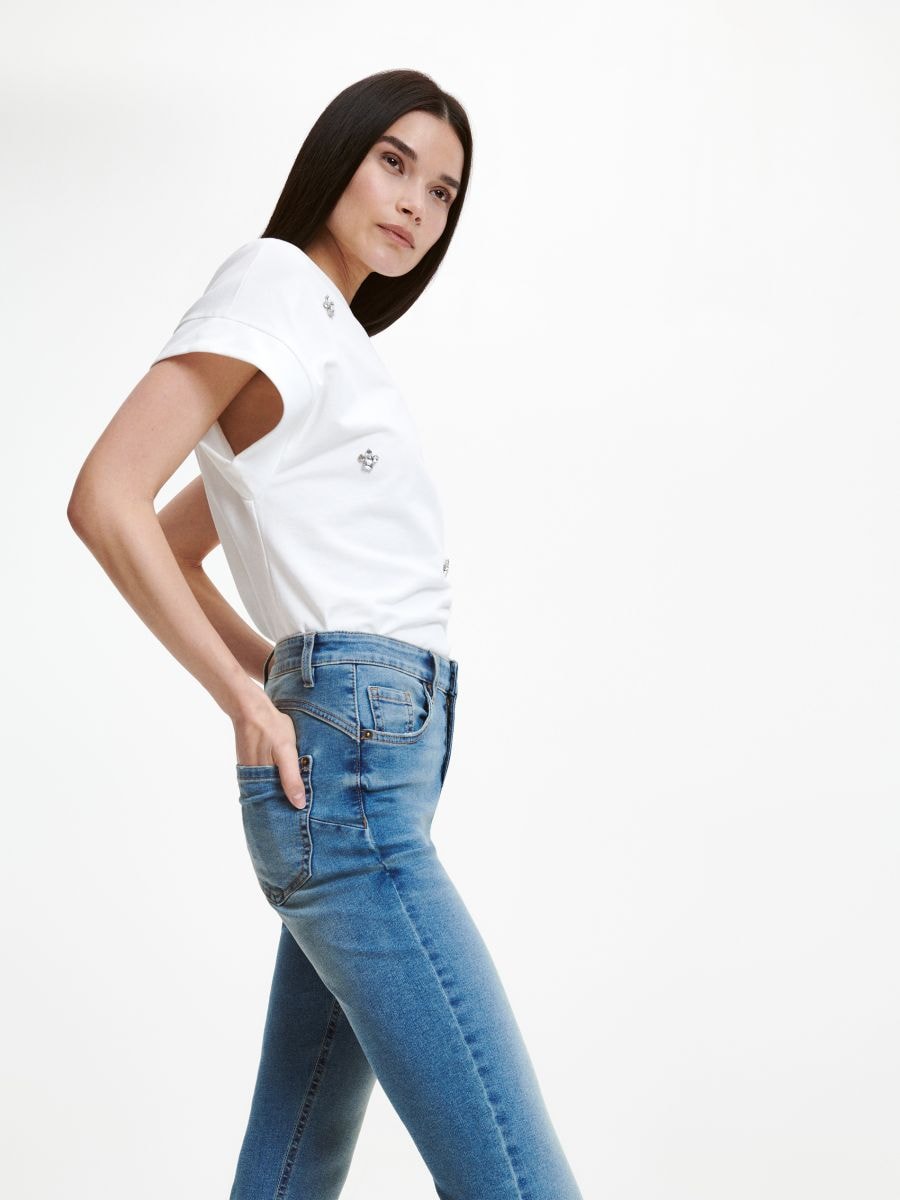 Slim push up jeans - indigo jeans - RESERVED - 2