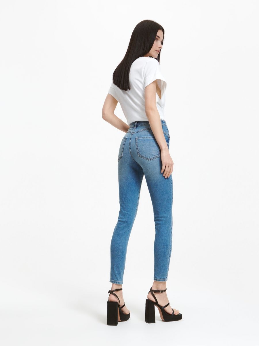 Slim push up jeans - indigo jeans - RESERVED - 3