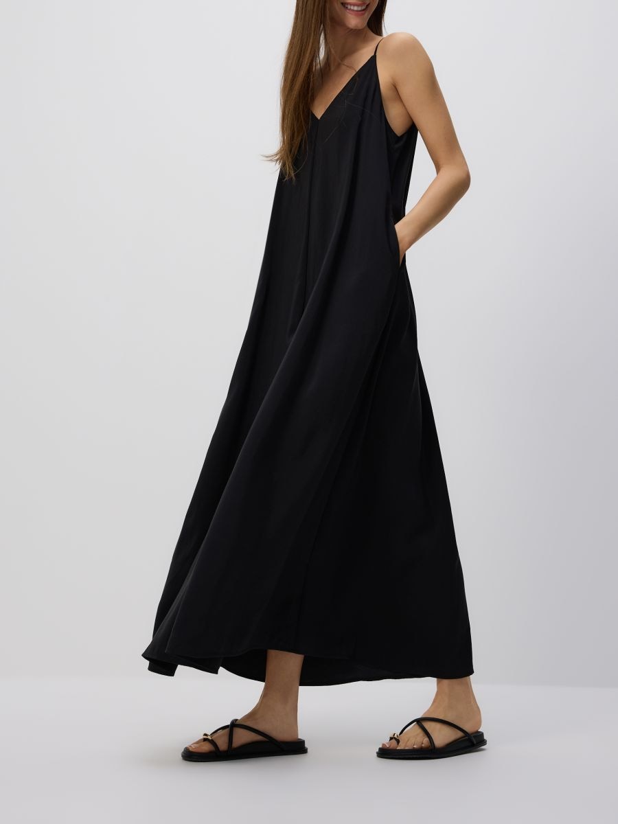 LADIES` DRESS - černý - RESERVED