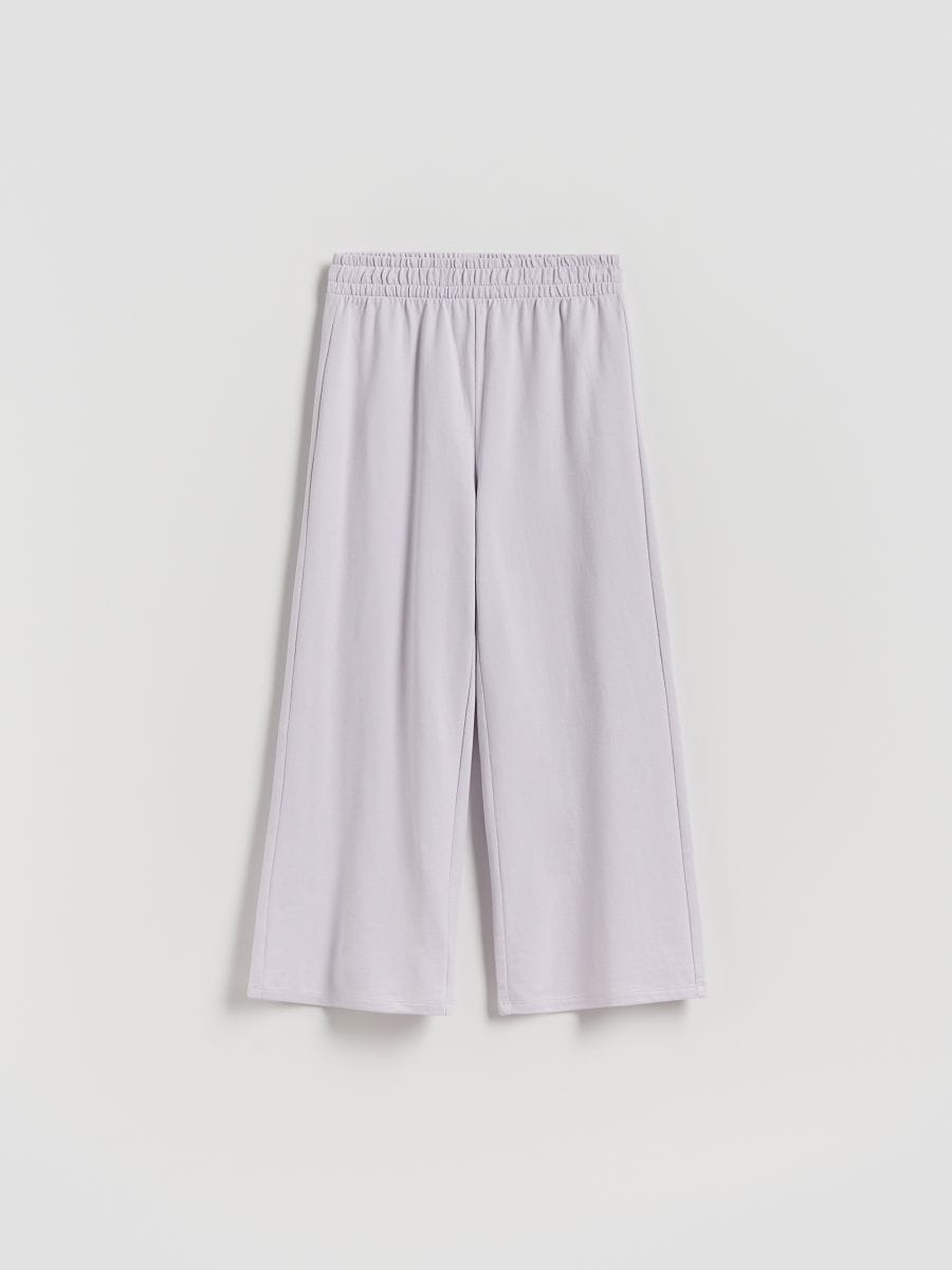 Cotton trousers - lavender - RESERVED