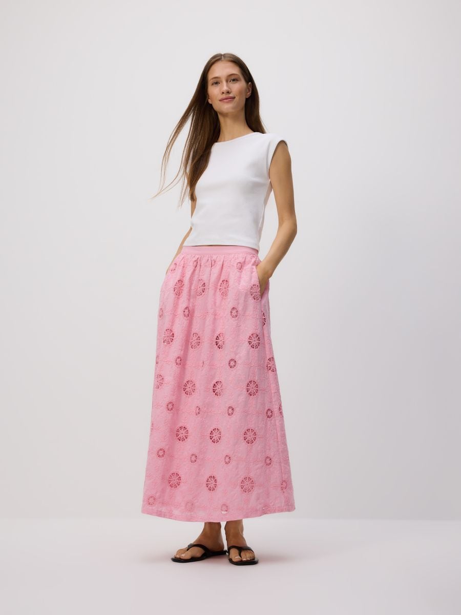 LADIES` SKIRT - rosa - RESERVED
