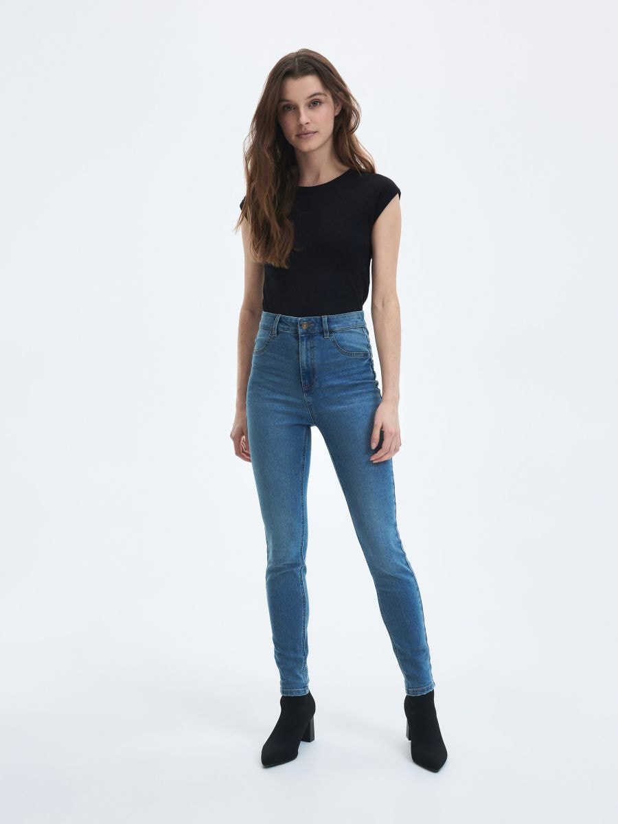 Slim fit farmer - indigo jeans - RESERVED