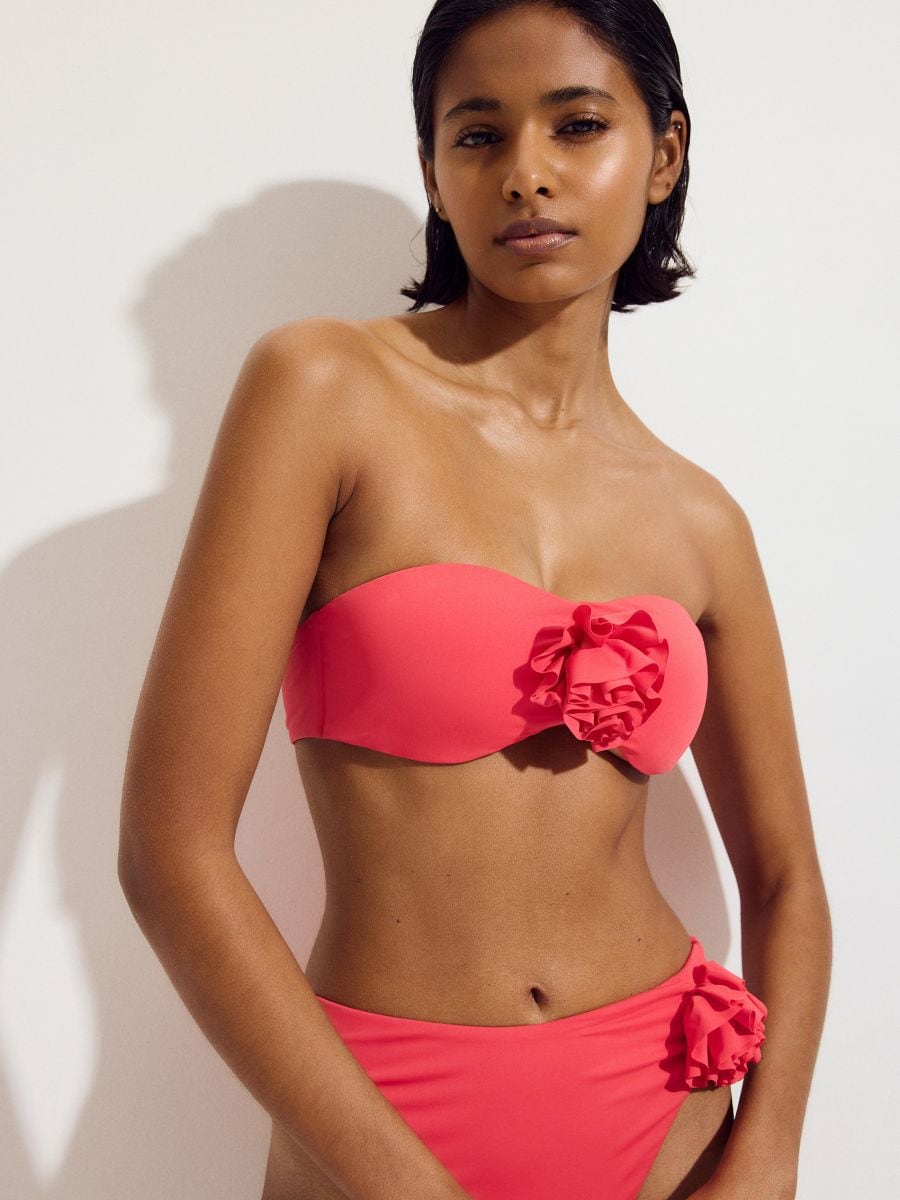 Bikini top - coral - RESERVED