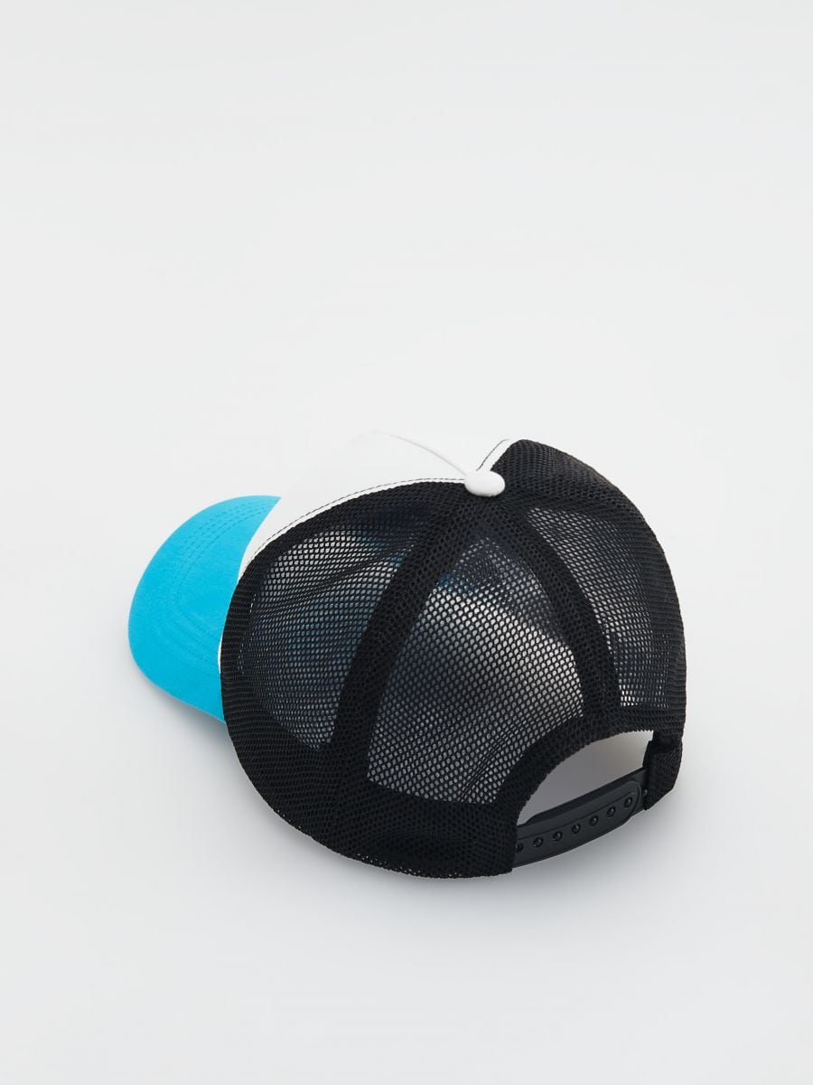 Cap with mesh detail - blue - RESERVED - 2