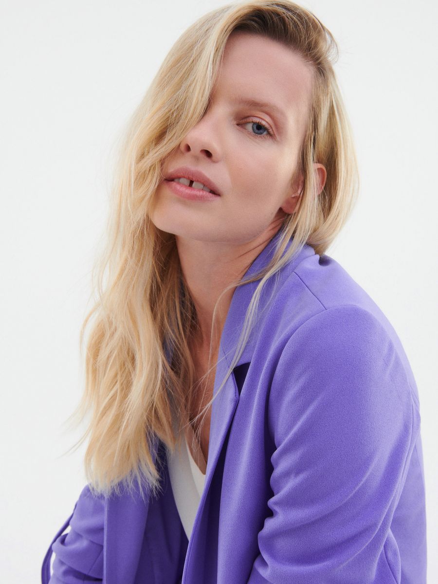 Plain blazer - violet - RESERVED - 2