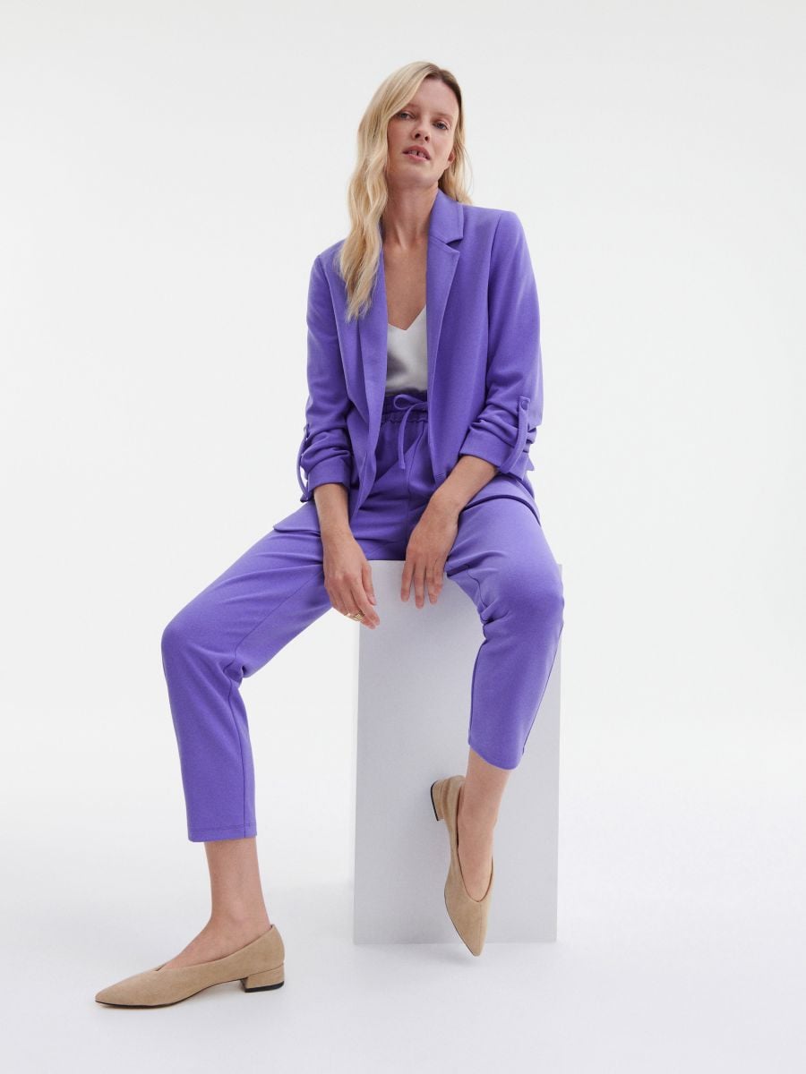 Plain blazer - violet - RESERVED - 6
