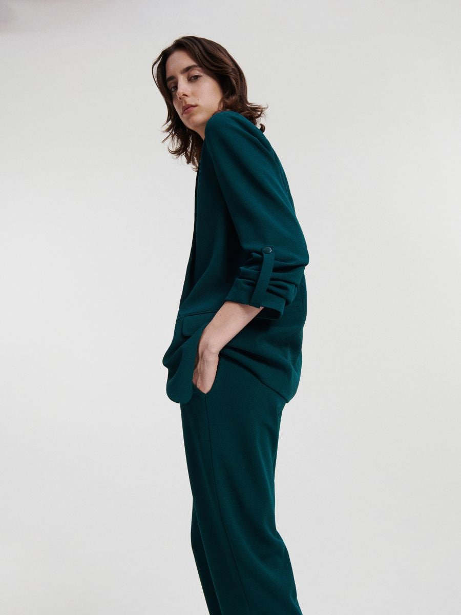 Plain blazer - dark green - RESERVED - 3