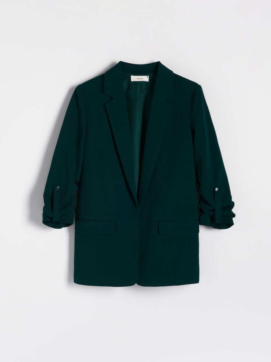Plain blazer - dark green - RESERVED - 5