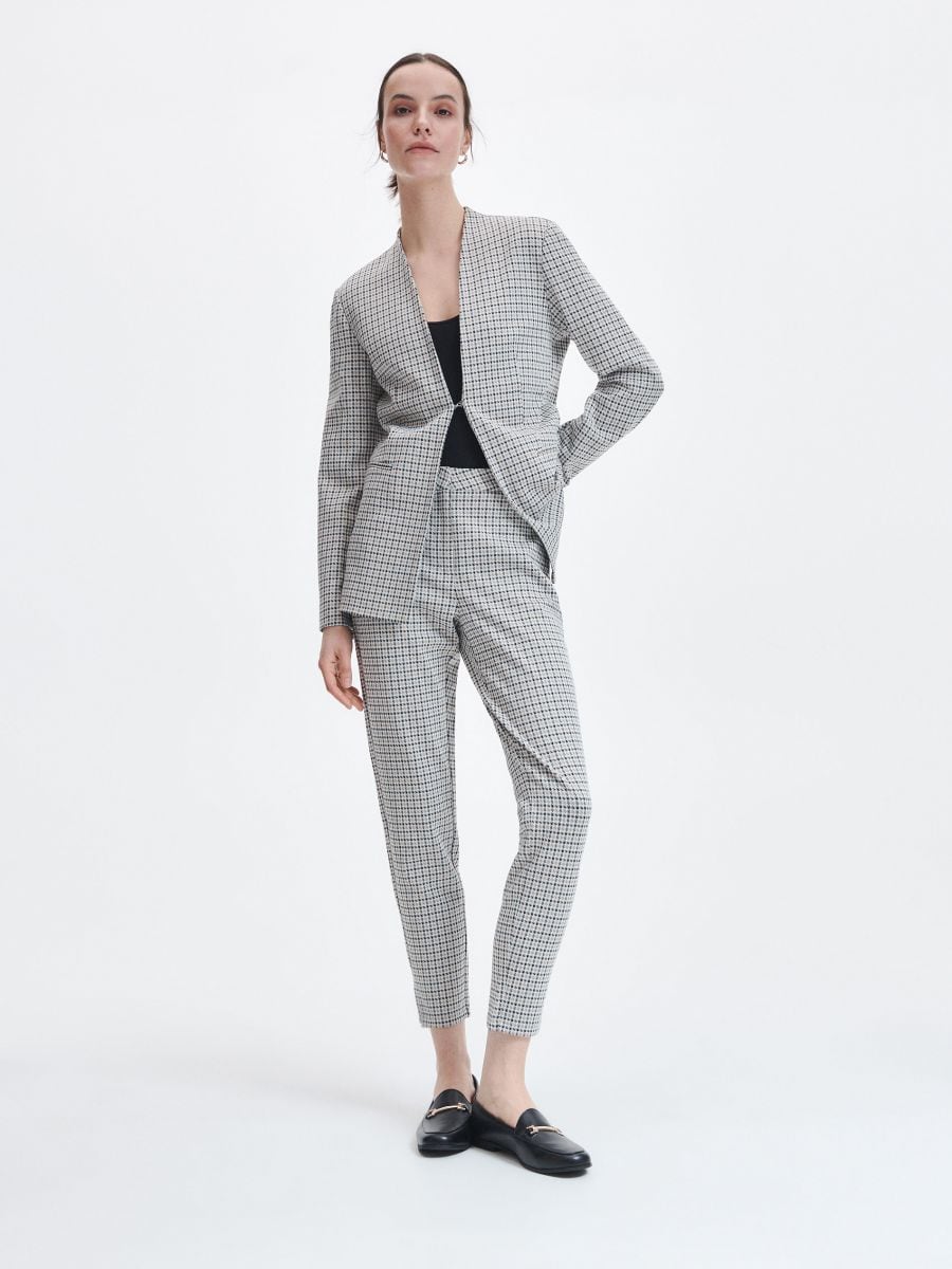 Check blazer - beige - RESERVED - 3