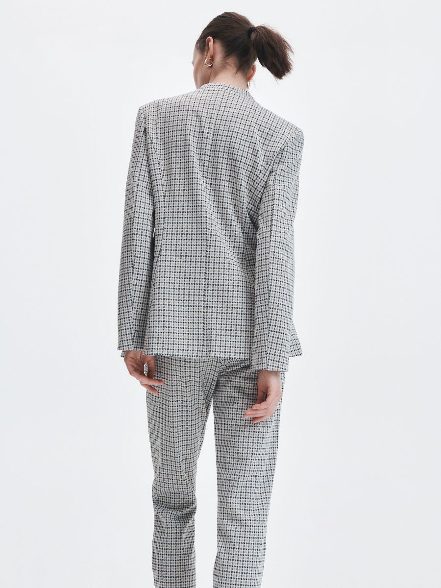Check blazer - beige - RESERVED - 4
