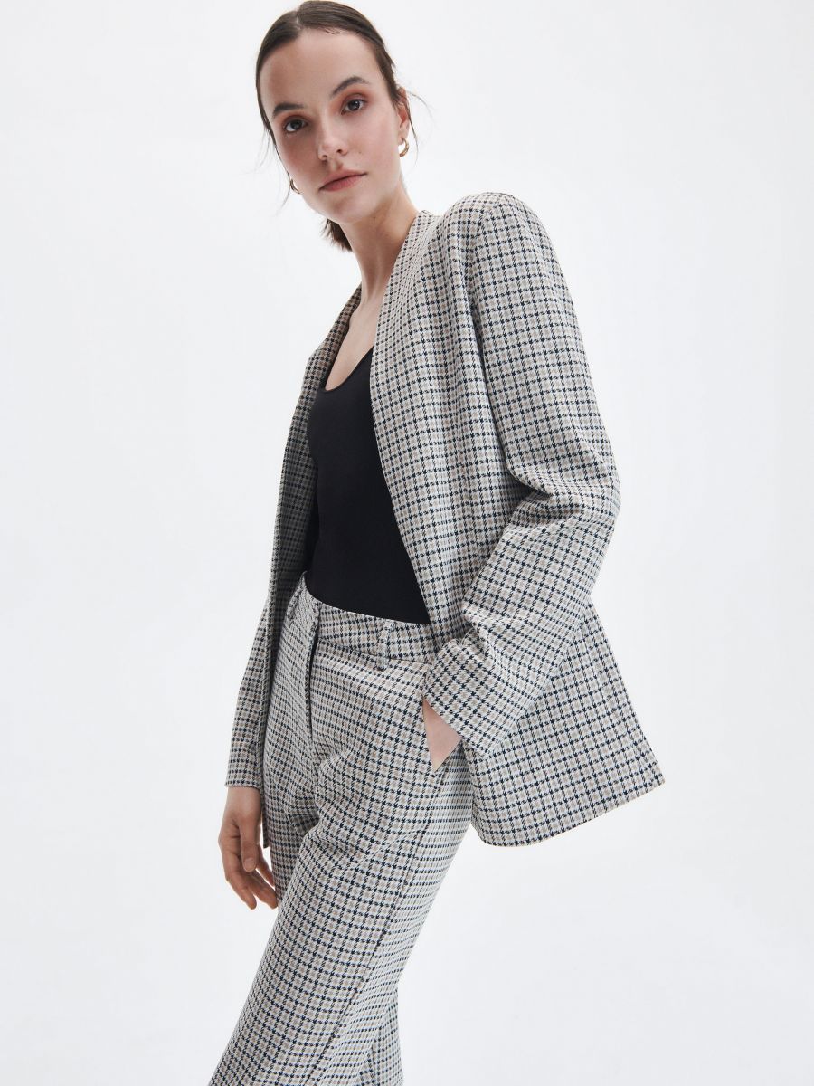 Check blazer - beige - RESERVED - 2