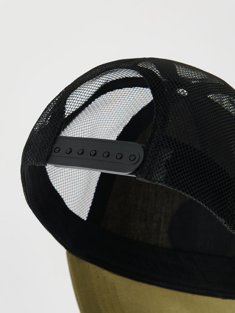 Trucker cap with patch - olive - RESERVED - 3