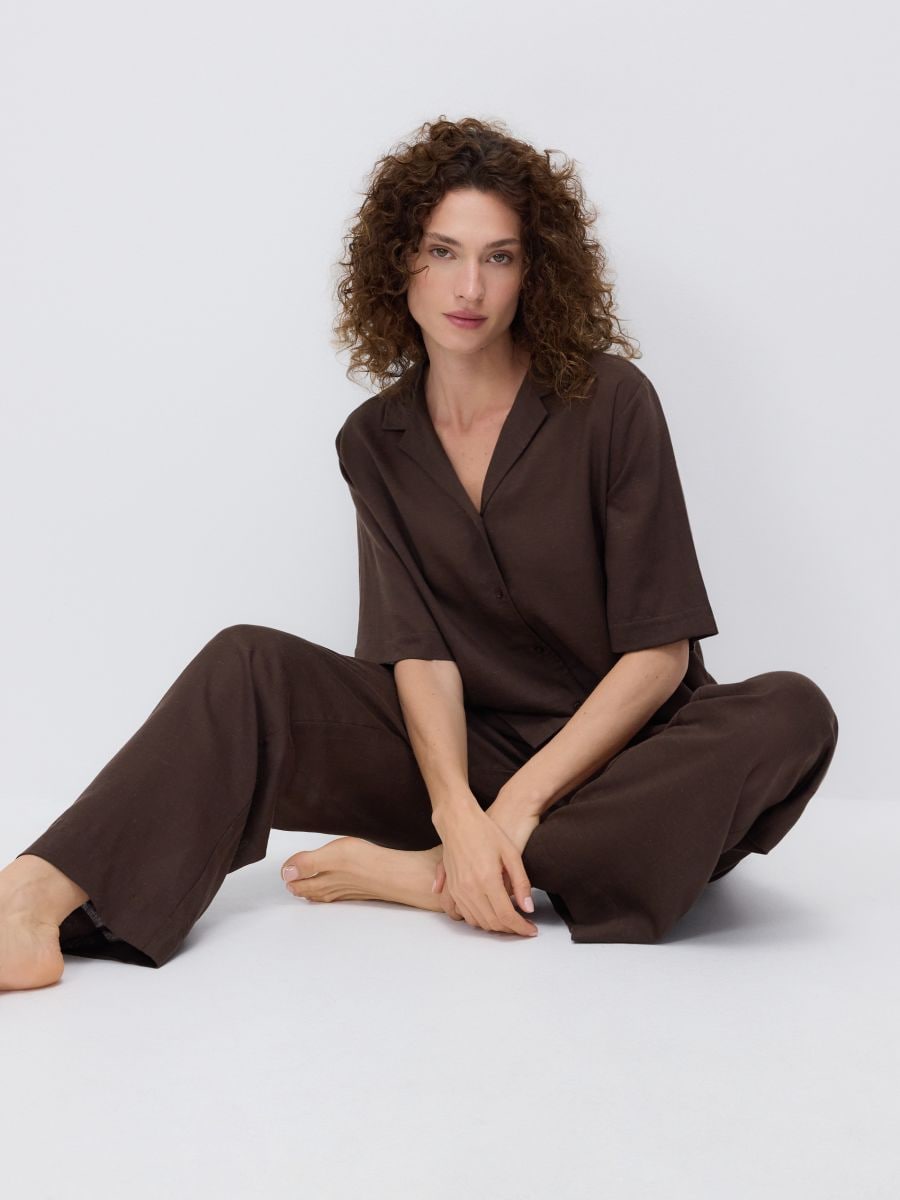 LADIES` PYJAMA - пепелнозелено - RESERVED