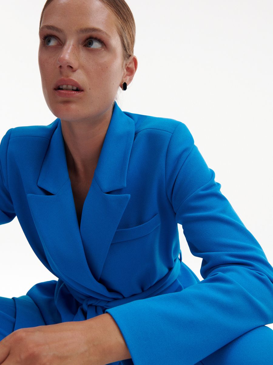 Plain blazer - blue - RESERVED - 5