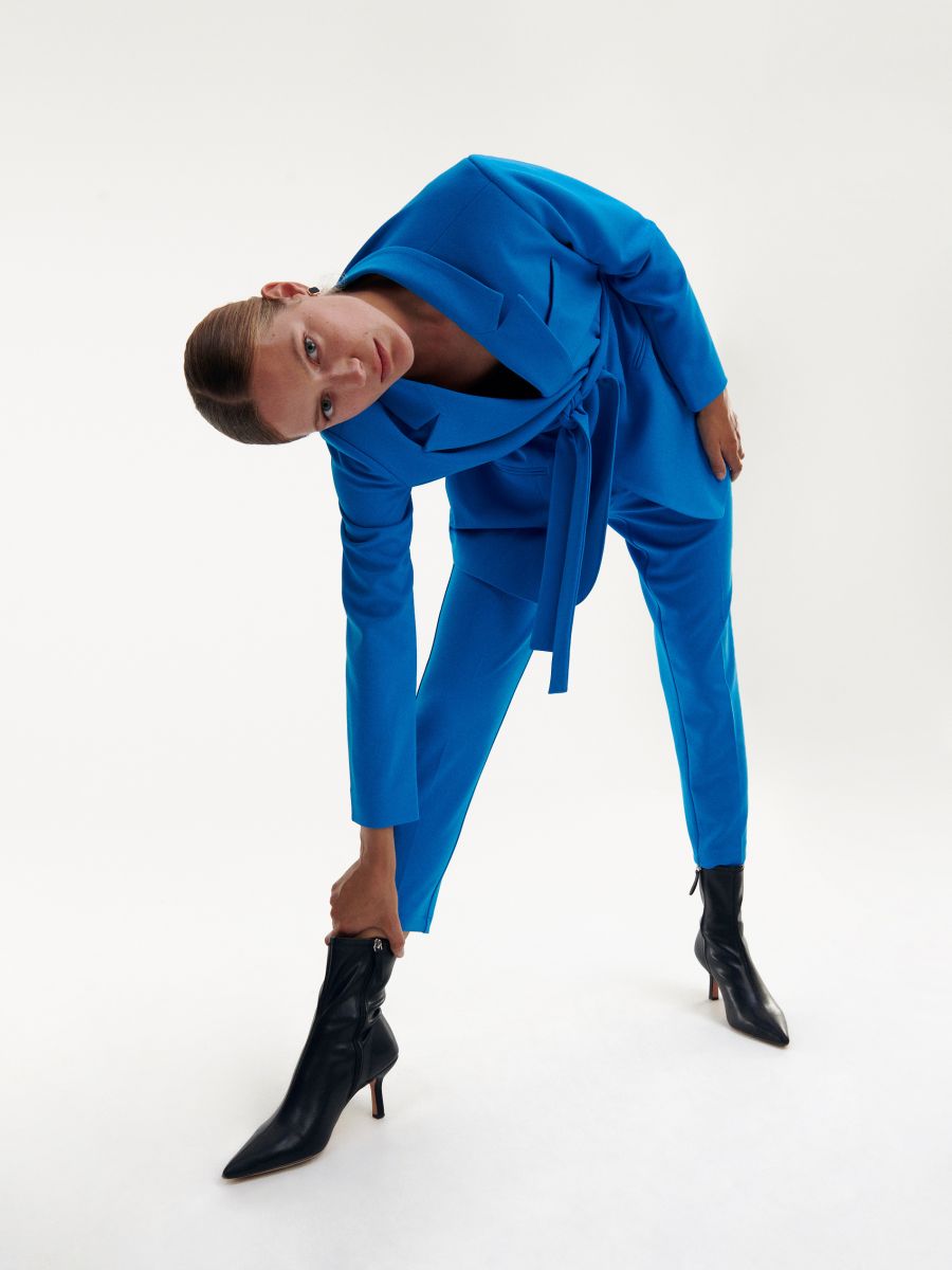 Plain blazer - blue - RESERVED - 3