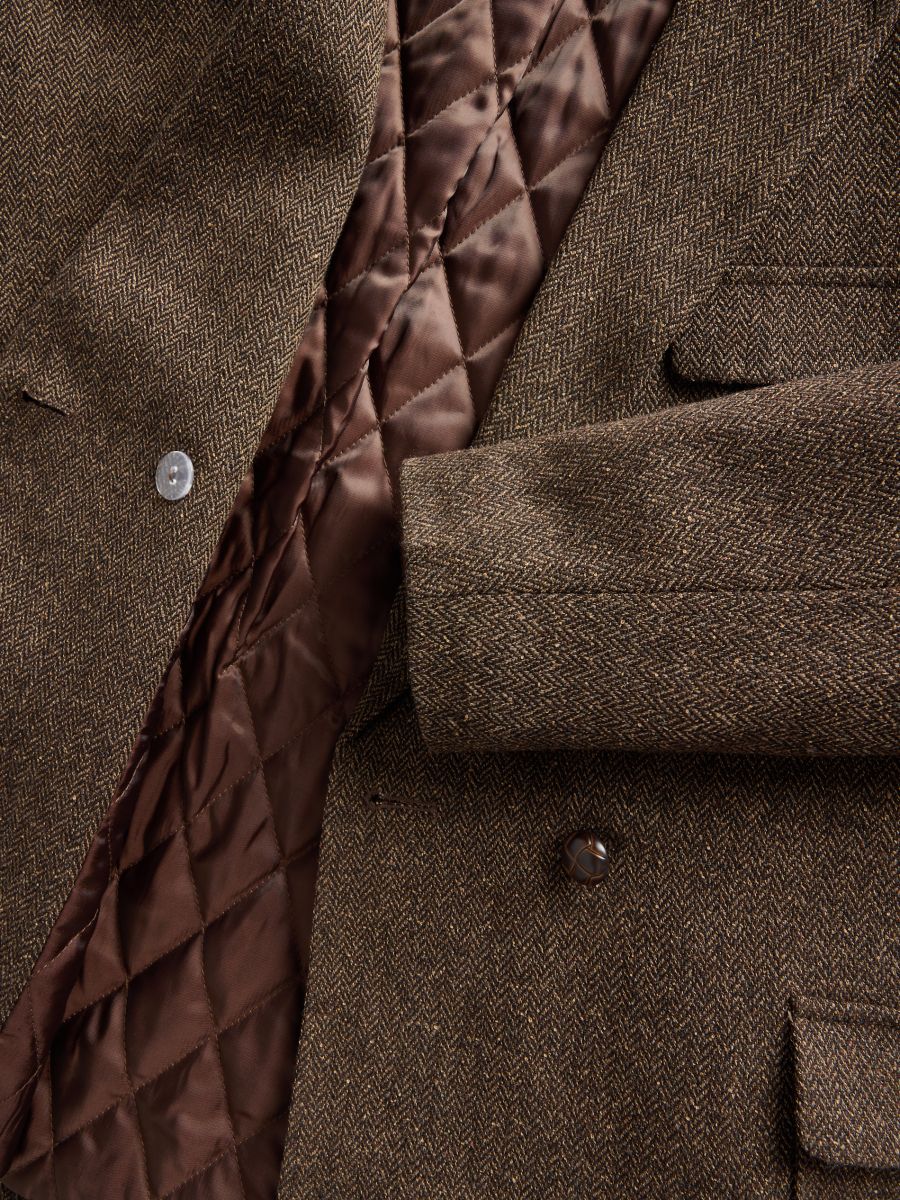 Gemêleerde blazer met wol - meerkleurig - RESERVED - 6