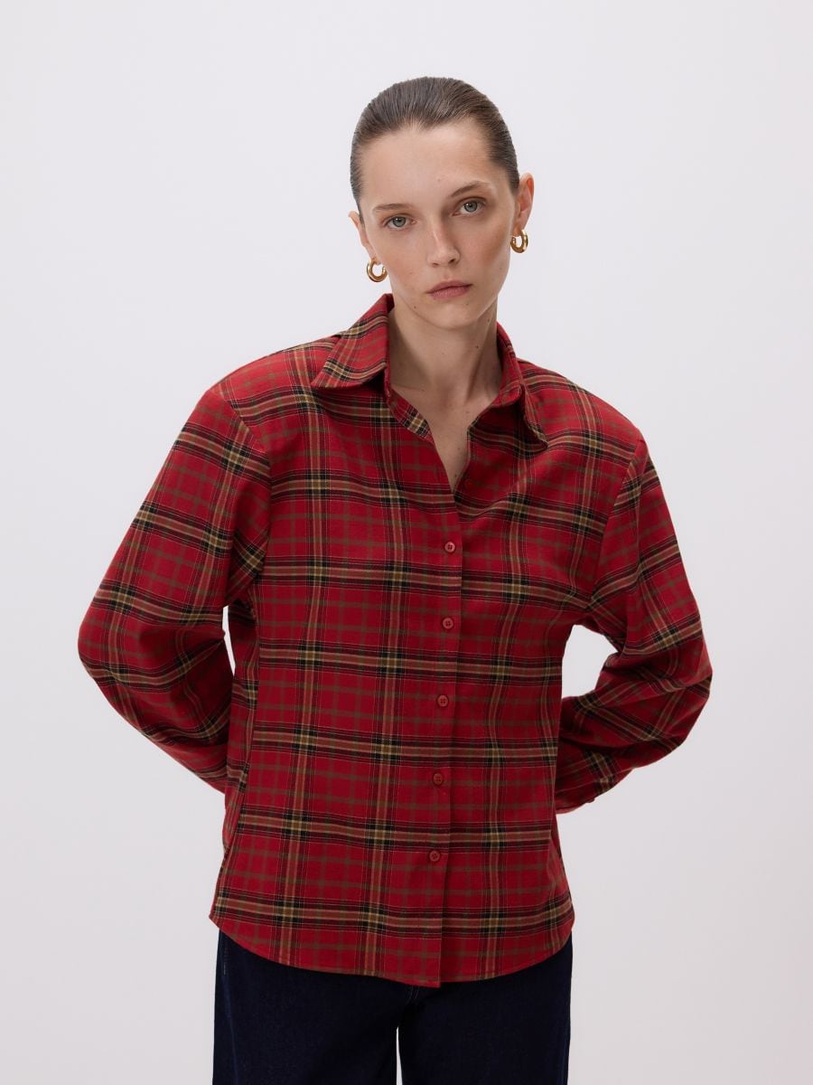 Viscose rich shirt - multicolor - RESERVED