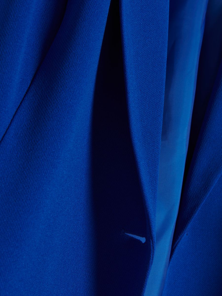 Jacket with asymmetrical closure - Bleu - RESERVED - 6