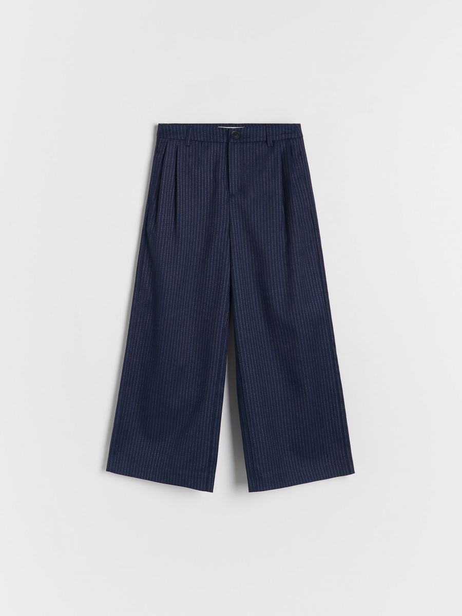 Elegant stripe trousers - navy - RESERVED - 3