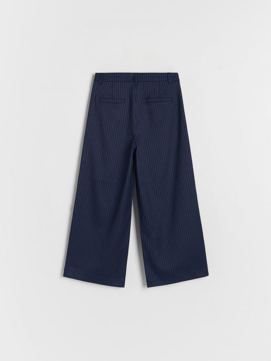 Elegant stripe trousers - navy - RESERVED - 4