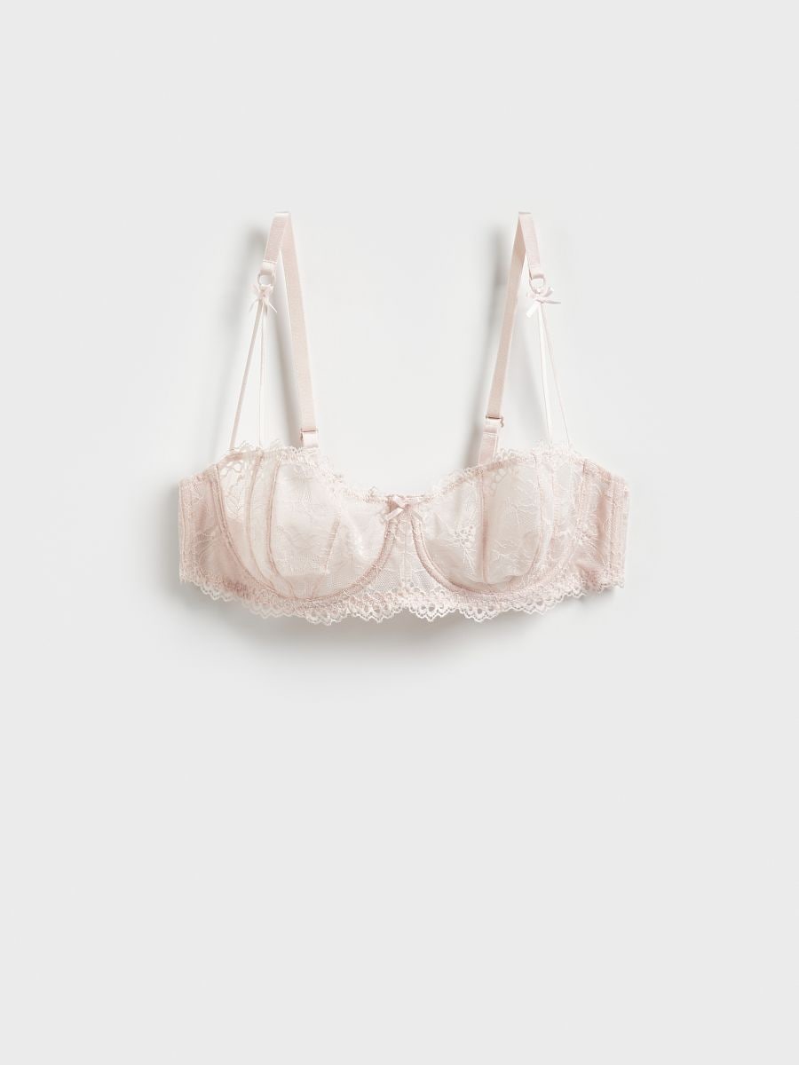 LADIES` BRASSIERE - pastel pink - RESERVED - 3