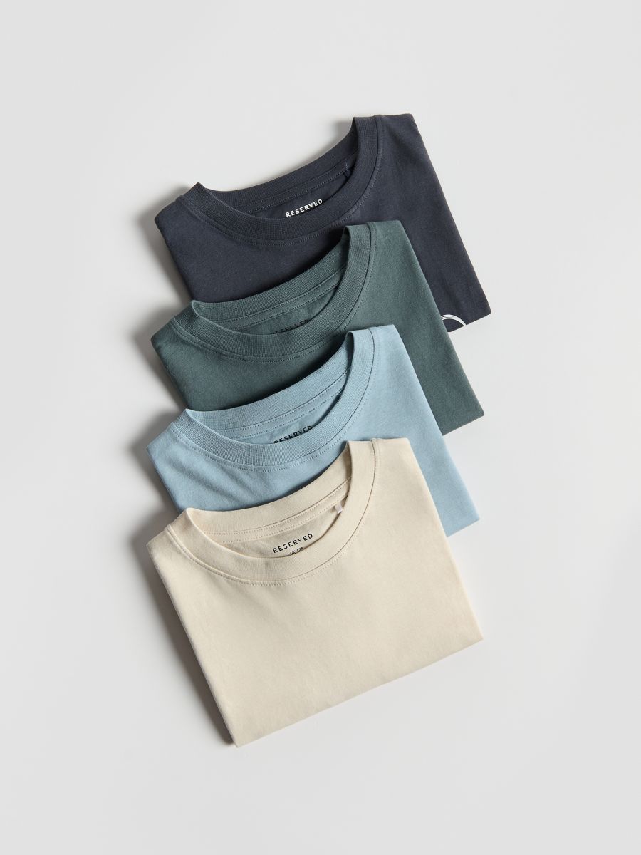 BOYS` T-SHIRT - pale blue - RESERVED