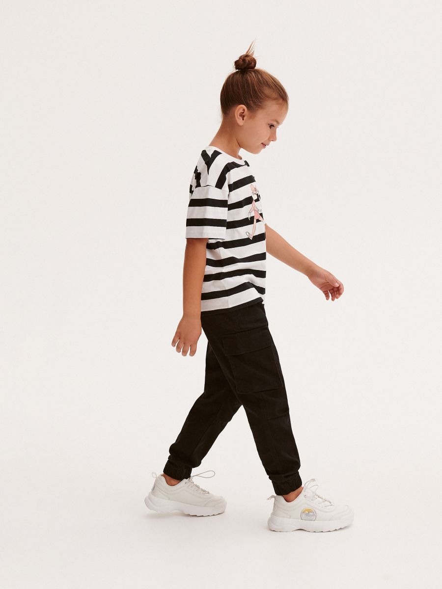Cargo trousers with chain detail - black - RESERVED - 6