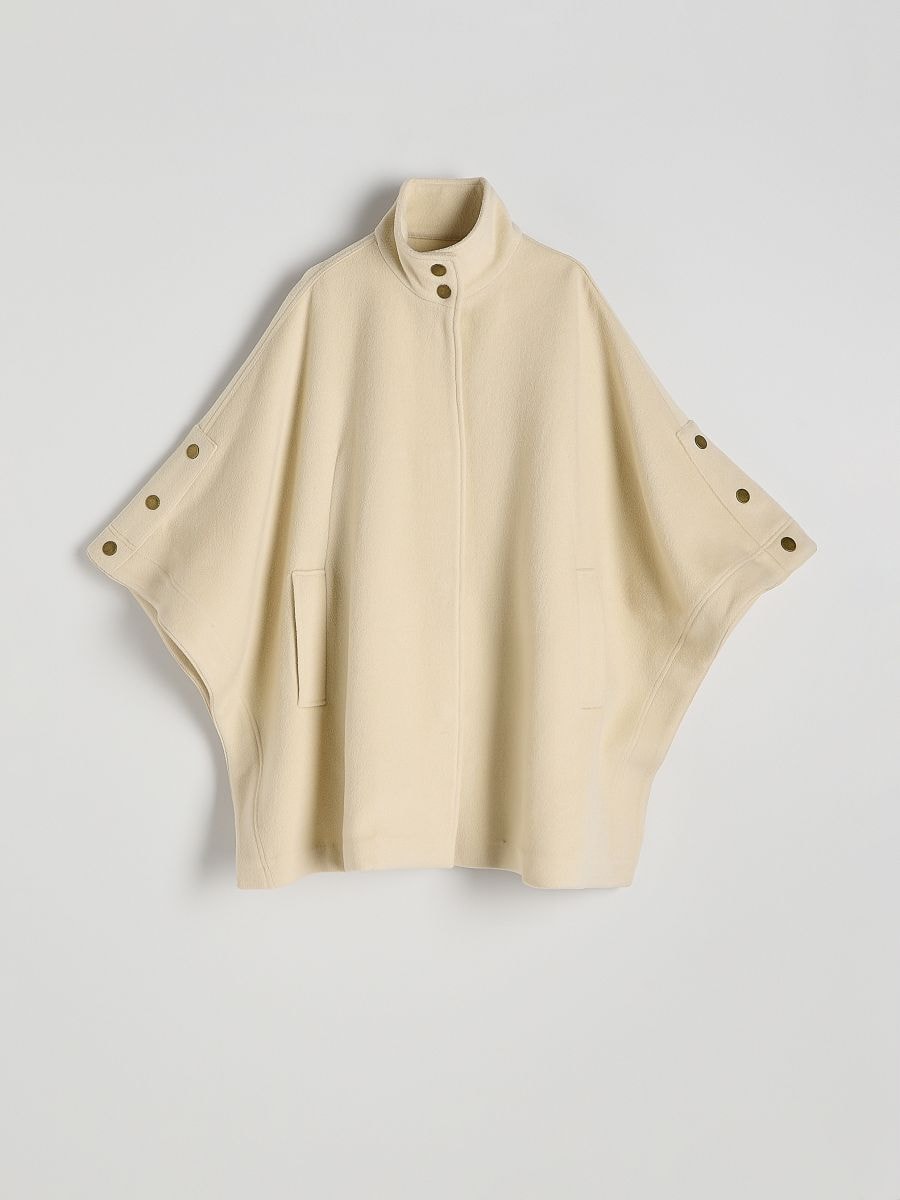 LADIES` COAT - krem - RESERVED - 6