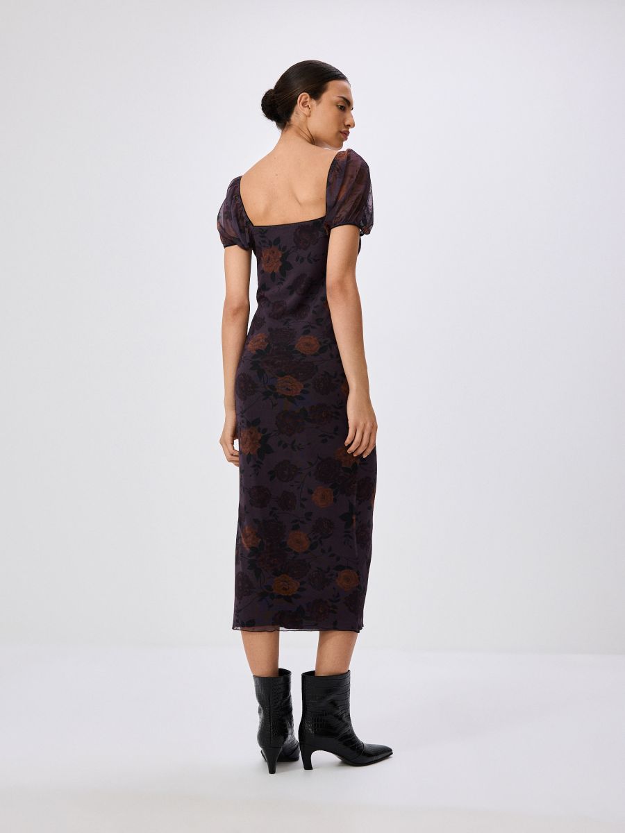 Midikleid mit Blumenmuster - bunt - RESERVED - 4