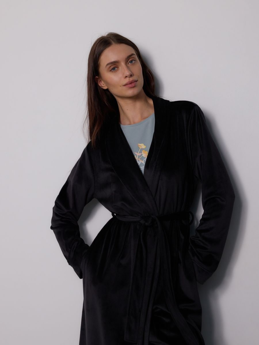 Dressing gown - black - RESERVED - 2