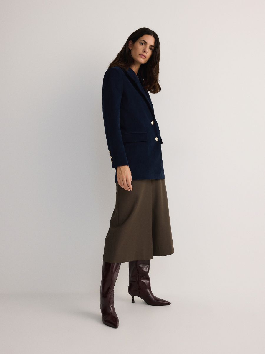 Cord-Blazer - marineblau  - RESERVED - 4