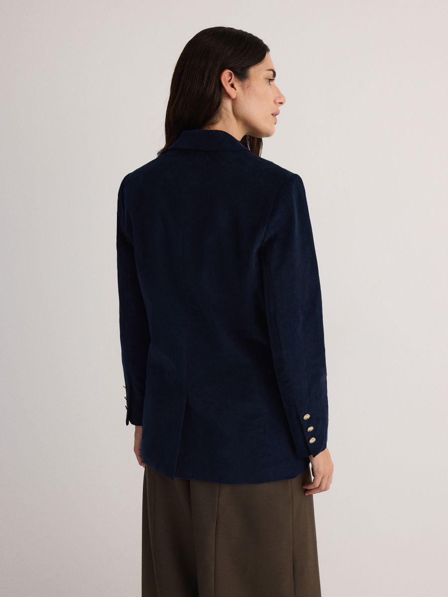 Cord-Blazer - marineblau  - RESERVED - 5
