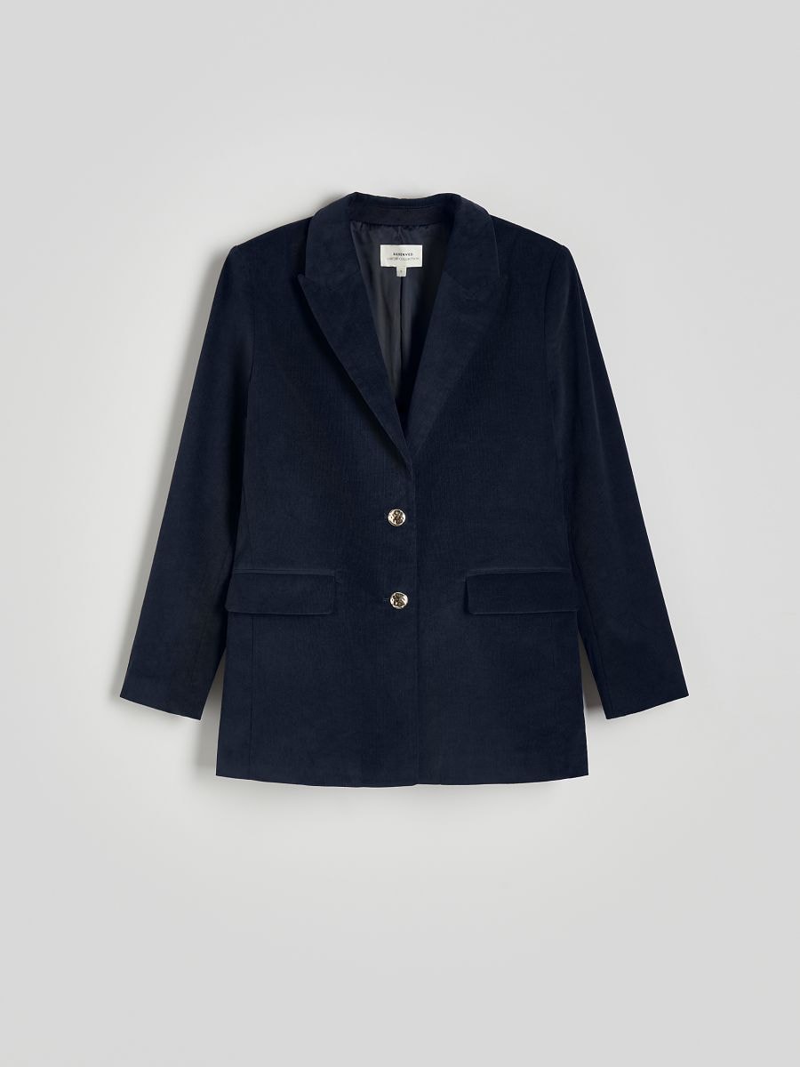 Cord-Blazer - marineblau  - RESERVED - 6