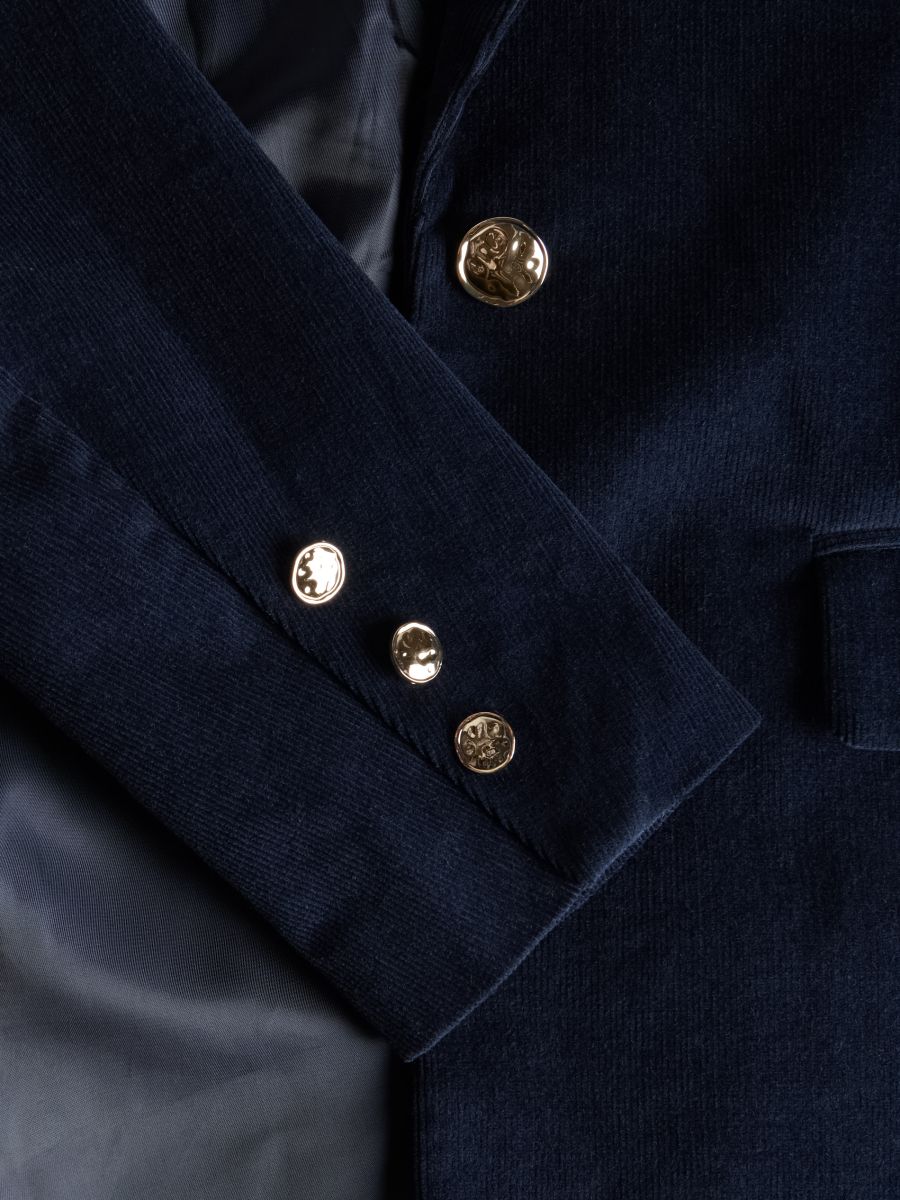 Cord-Blazer - marineblau  - RESERVED - 7