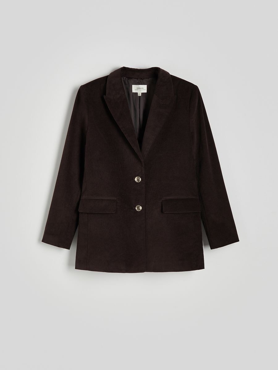 Corduroy blazer - mahogany - RESERVED - 5