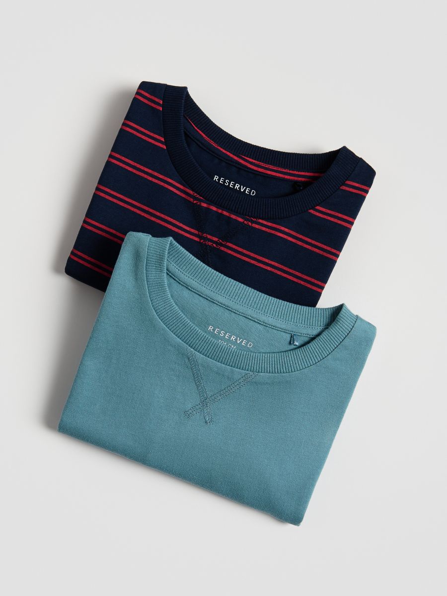Cotton longsleeve 2 pack - blue - RESERVED