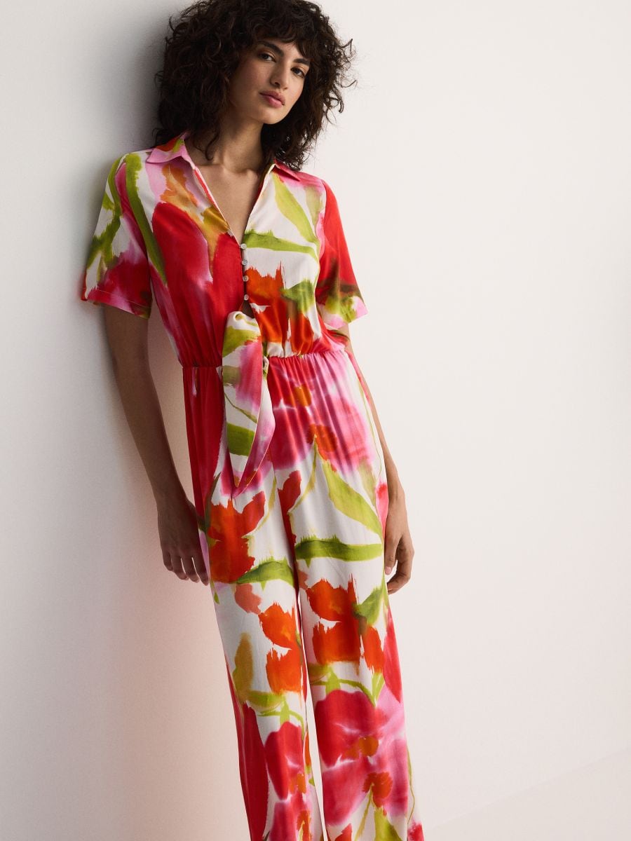 Jumpsuit mit weitem Bein - bunt - RESERVED - 2