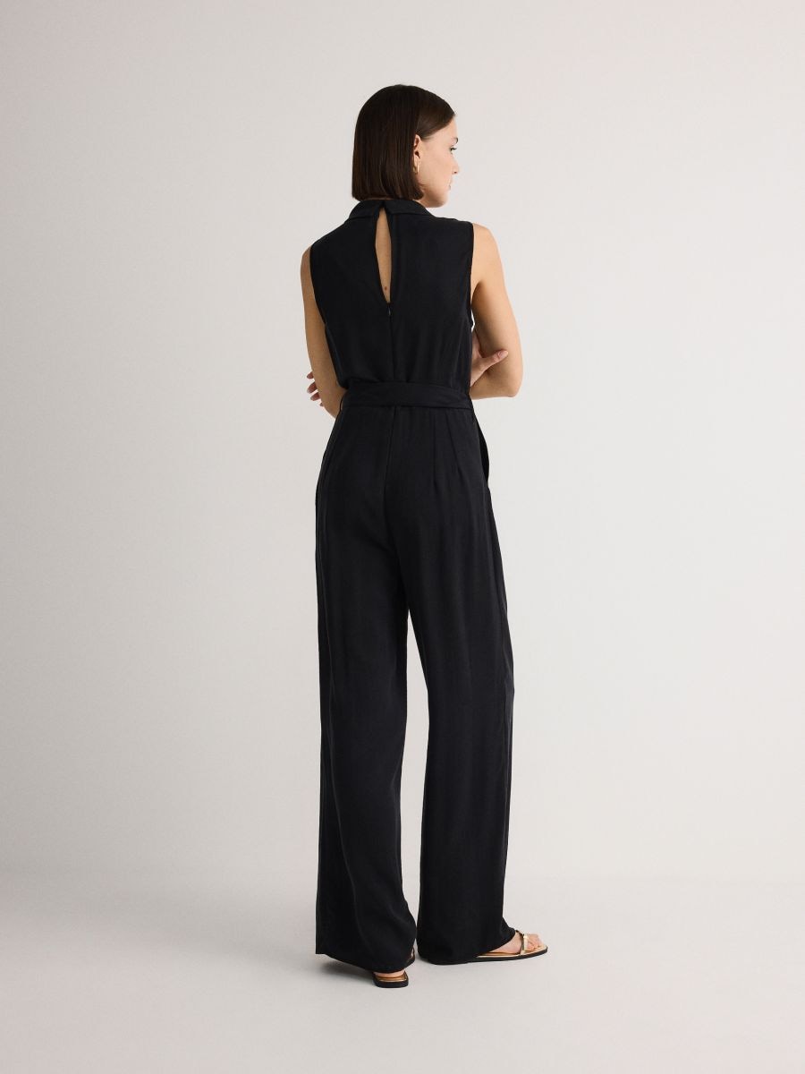 Lyocell jumpsuit - black - RESERVED - 4