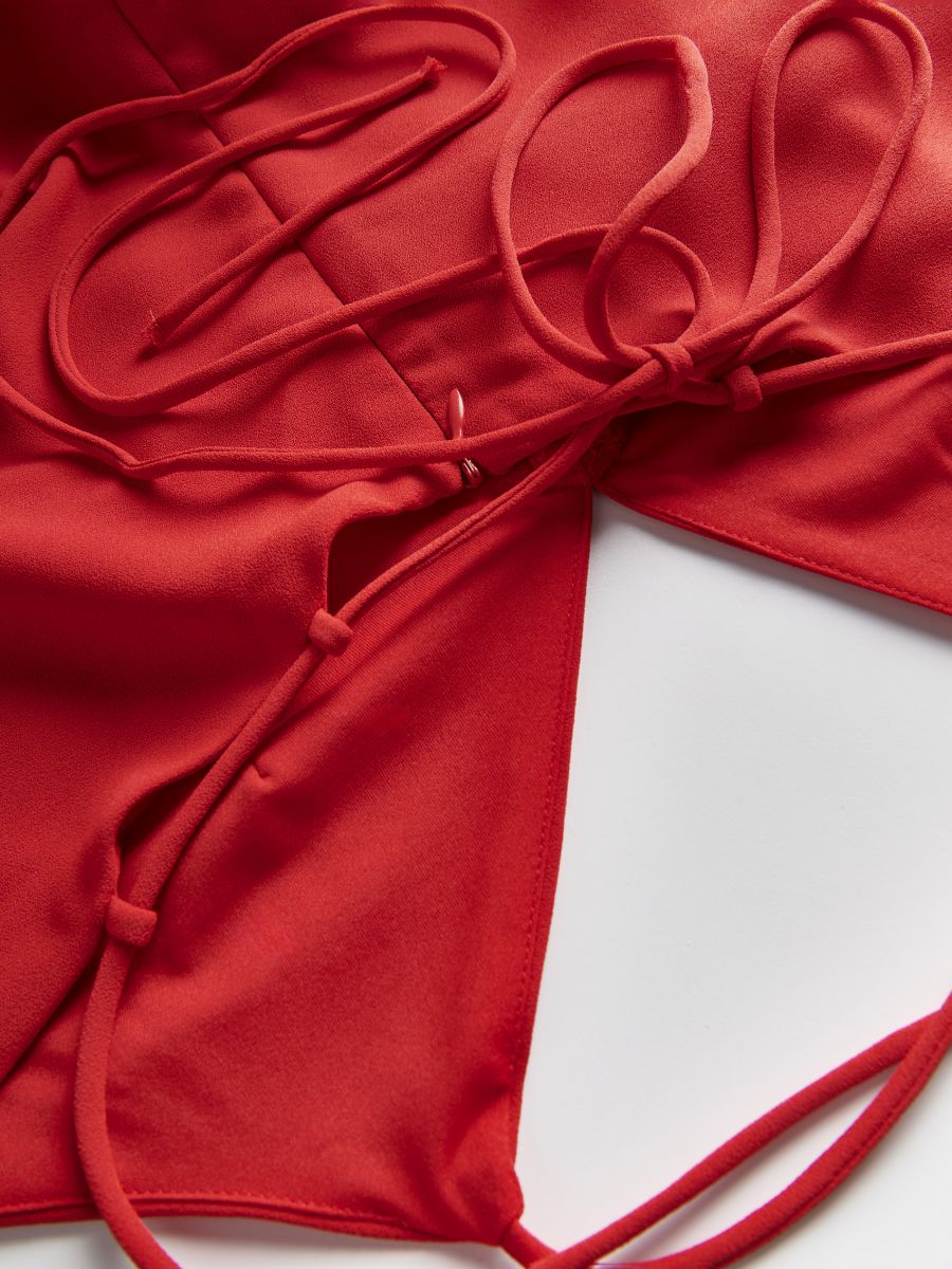 Jumpsuit mit weitem Bein - rot - RESERVED - 6