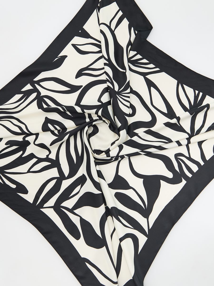 Patterned neckerchief - black - RESERVED - 2