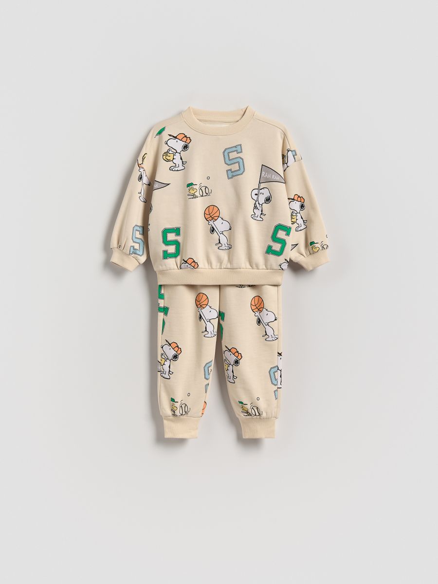 Cotton Snoopy set - cream - RESERVED