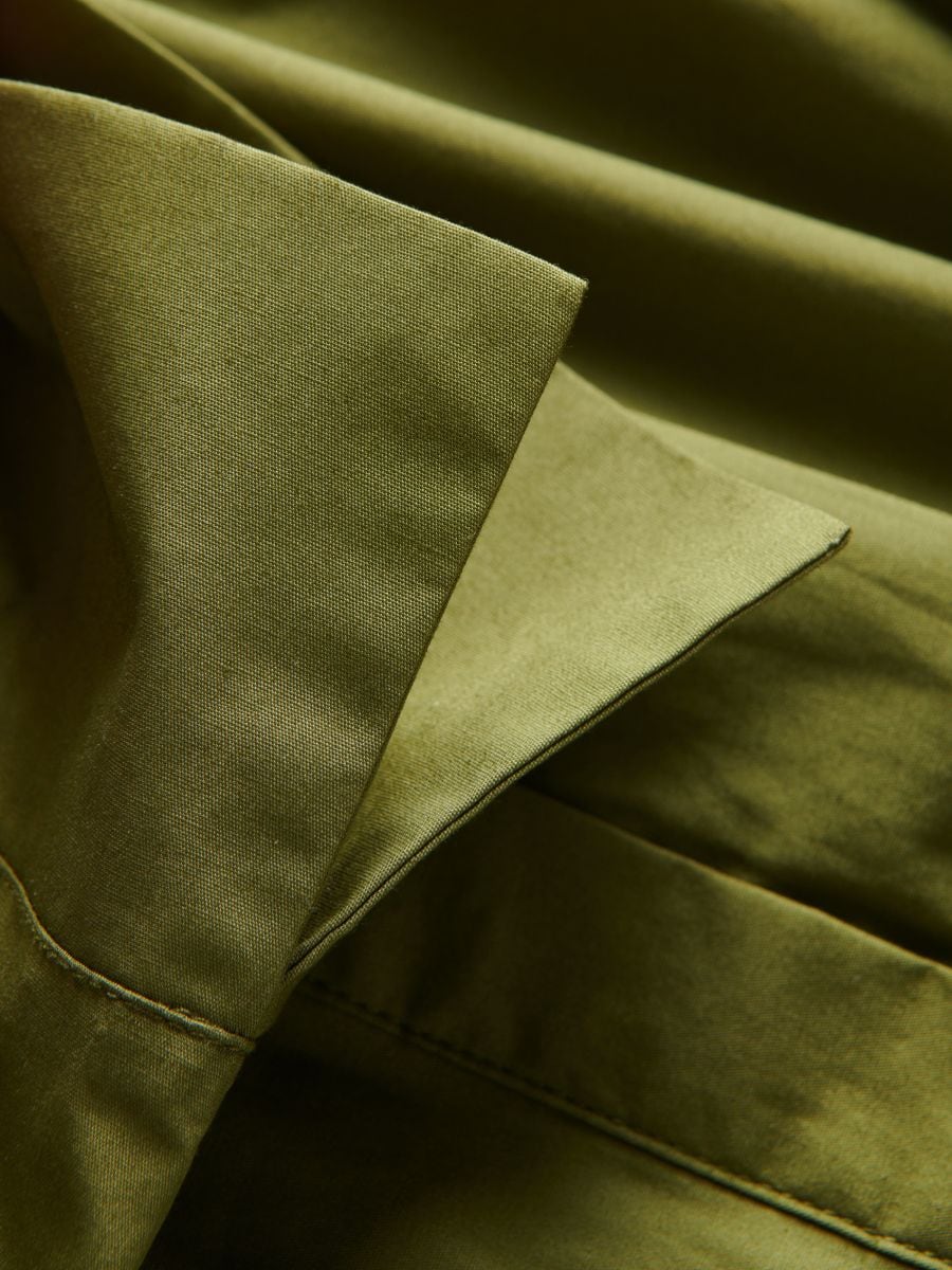 Robe en coton - vert kaki - RESERVED - 6