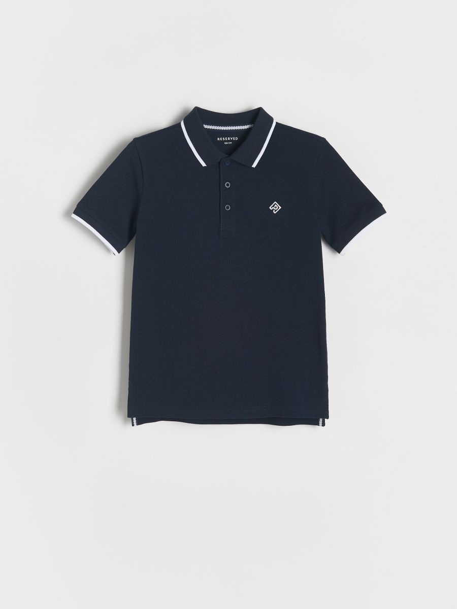 Koszulka polo - granatowy - RESERVED
