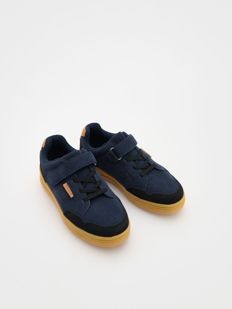 Trainers with Velcro fastening - navy - RESERVED - 3